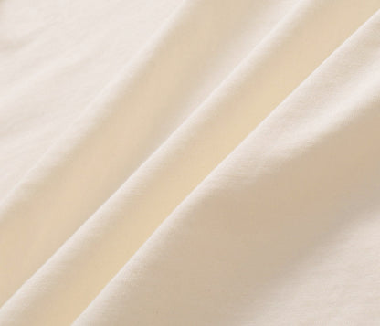 T-shirt simple en coton imprimé