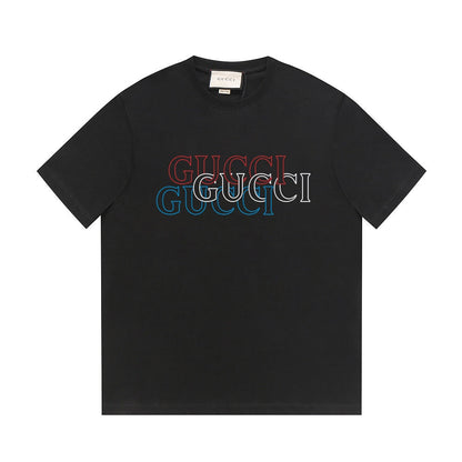 T-shirt simple en coton imprimé