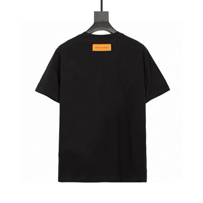 T-shirt simple à imprimé lettre