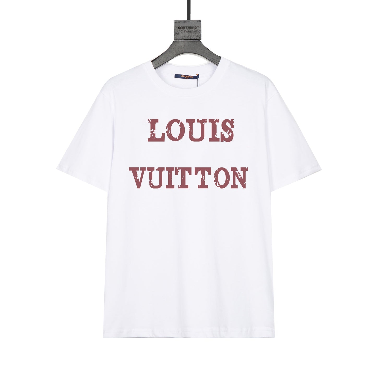 T-shirt simple à imprimé lettre
