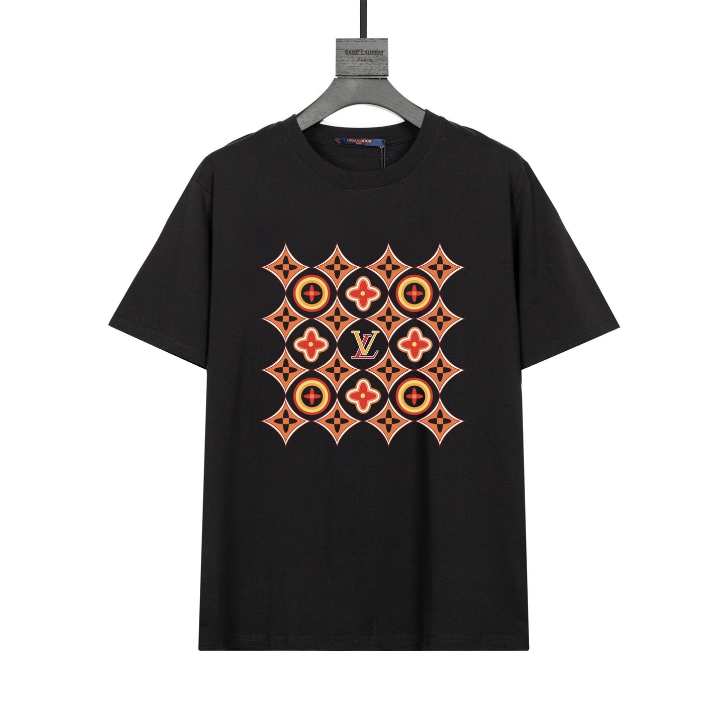 T-shirt imprimé échiquier