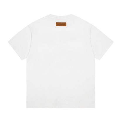 T-shirt en coton imprimé