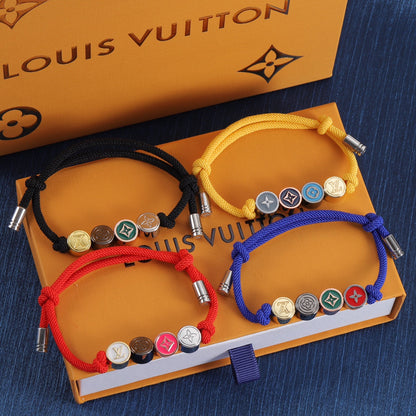 Pulsera de cuentas de esmalte de colores