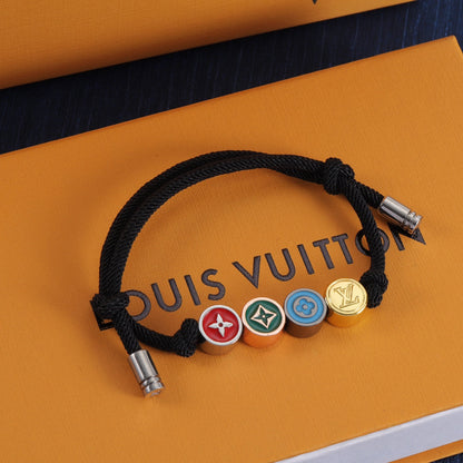 Pulsera de cuentas de esmalte de colores
