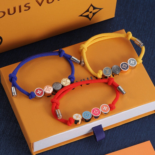 Pulsera de cuentas de esmalte de colores