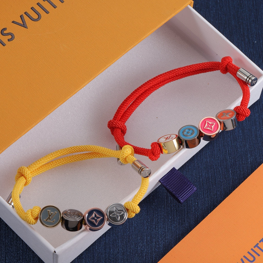 Pulsera de cuentas de esmalte de colores