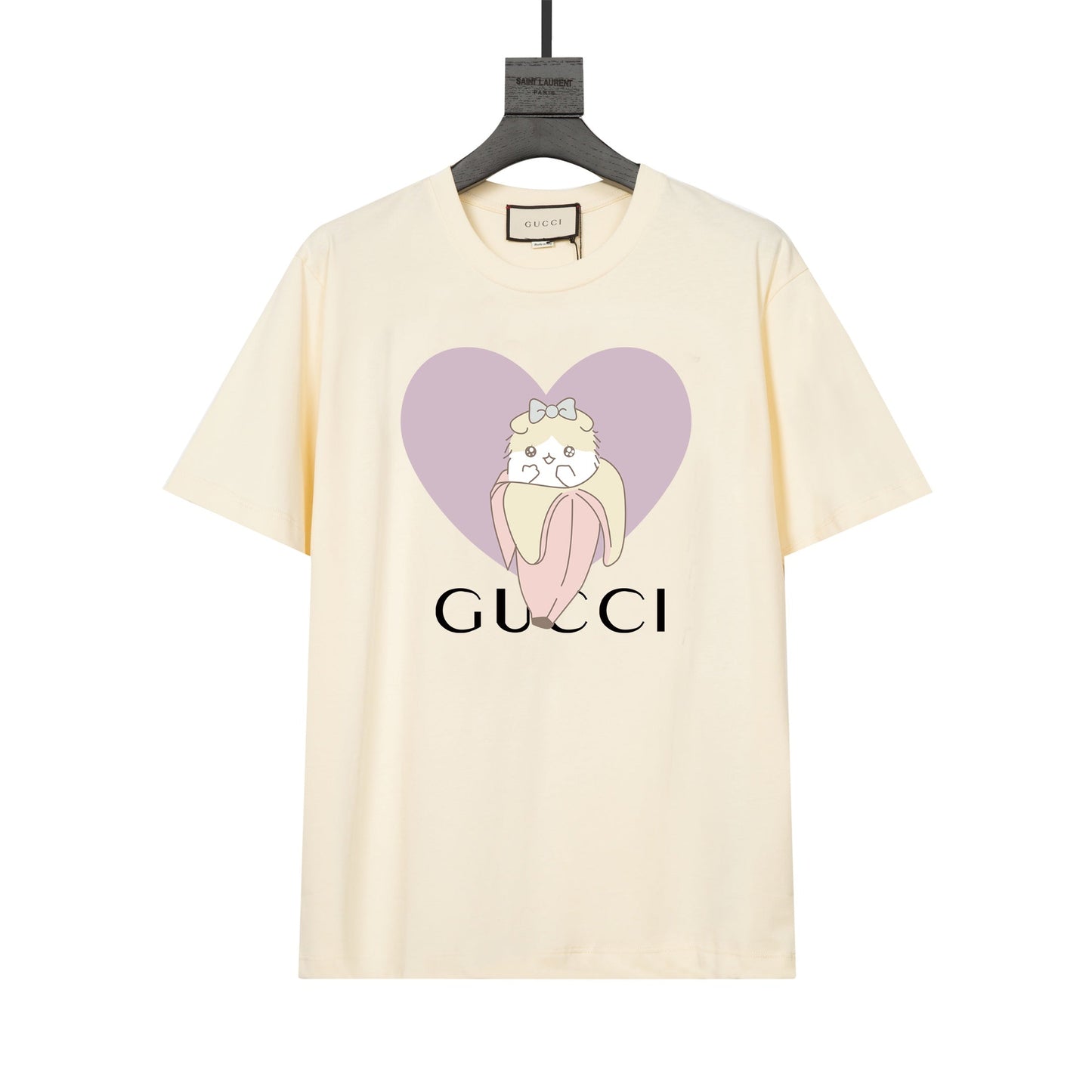 T-shirt imprimé chat-banane mignon