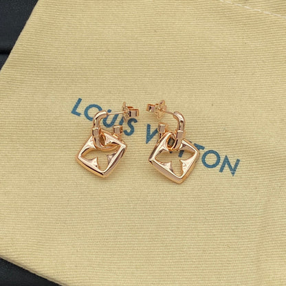 Boucles d'oreilles pendentifs Monogram Flower