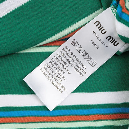 T-shirt en coton rayé