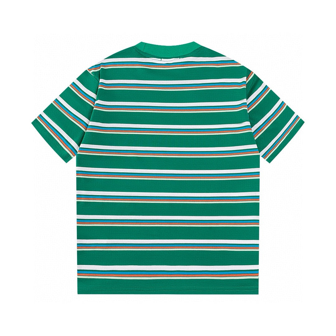T-shirt en coton rayé