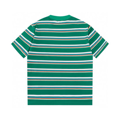 T-shirt en coton rayé