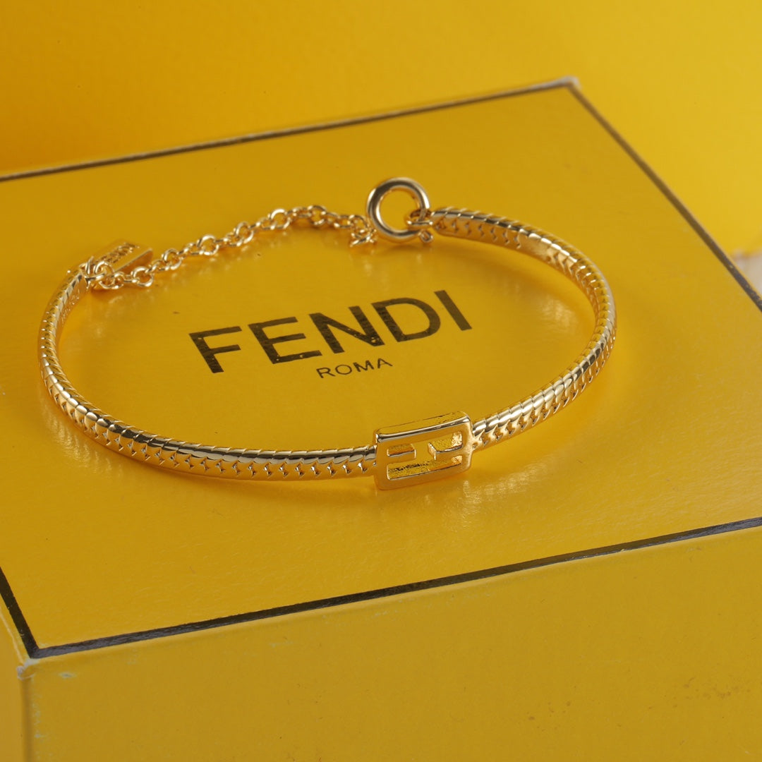 Bracelet baguette doré