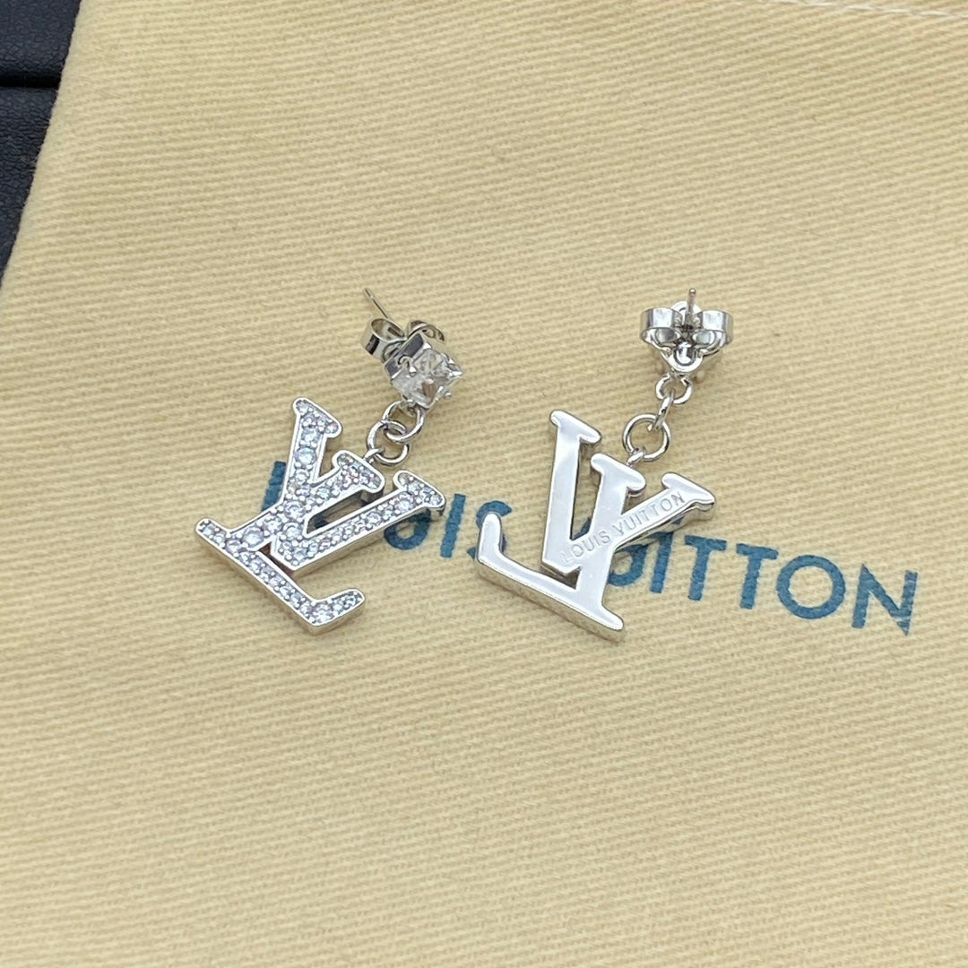 Pendientes de cristal con colgante con el logotipo de Diamond