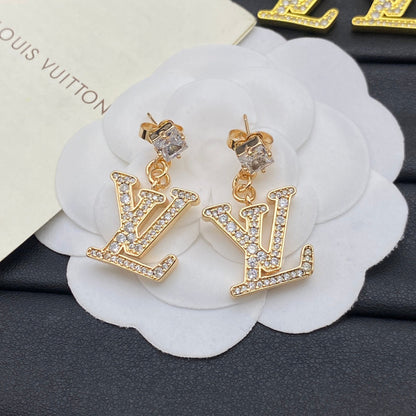 Pendientes de cristal con colgante con el logotipo de Diamond