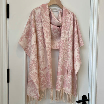 Écharpe rétro motif animalier tendance