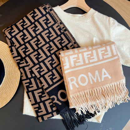 Foulard vintage estampé F
