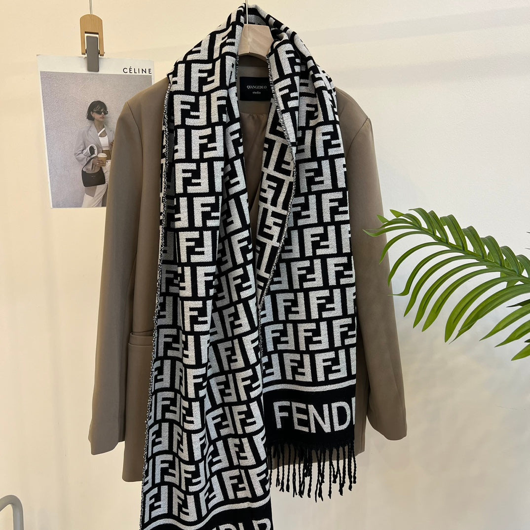 Foulard vintage estampé F