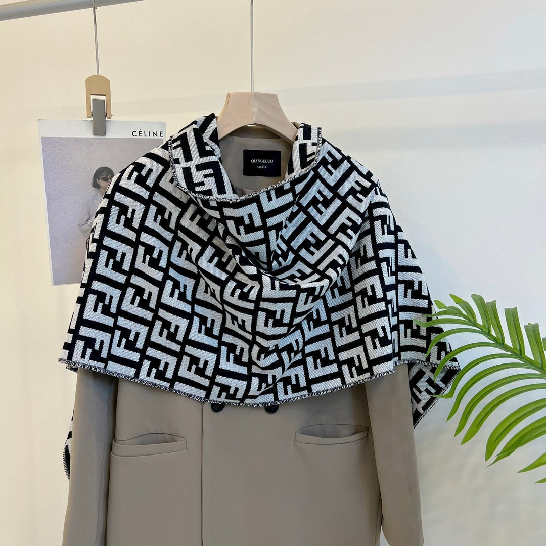 Foulard vintage estampé F