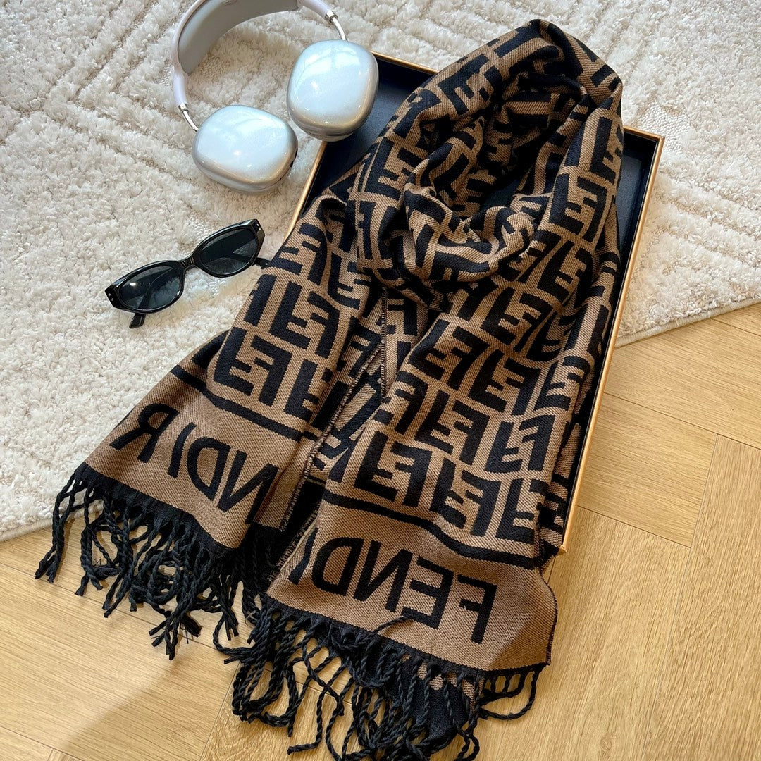 Foulard vintage estampé F