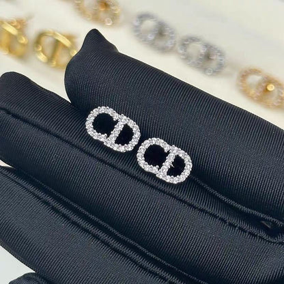 Mini-clous d'oreilles en strass Tempérament
