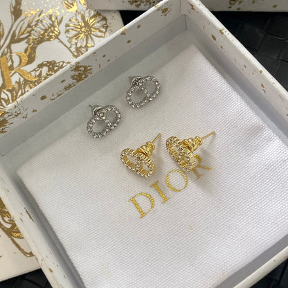 Mini-clous d'oreilles en strass Tempérament