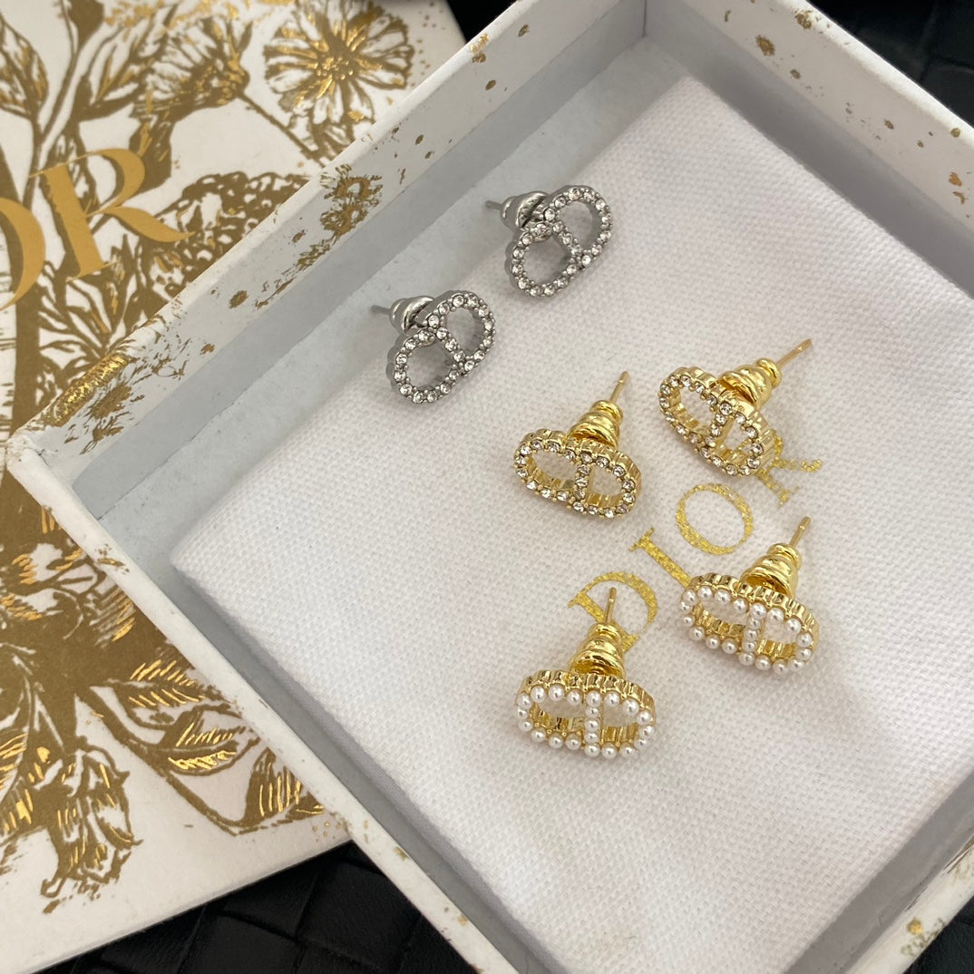 Mini-clous d'oreilles en strass Tempérament