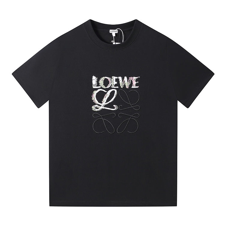 T-shirt mode avec imprimé lettre