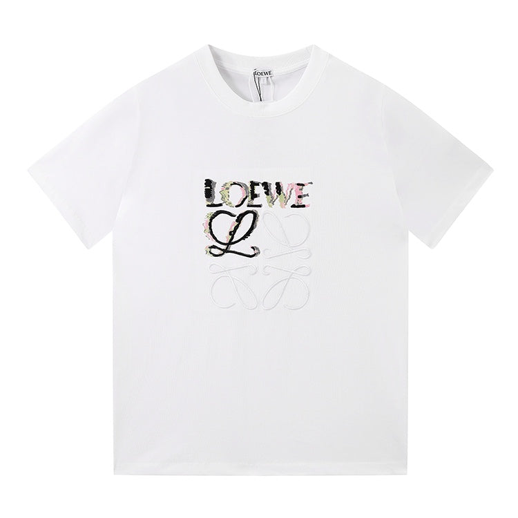 T-shirt mode avec imprimé lettre