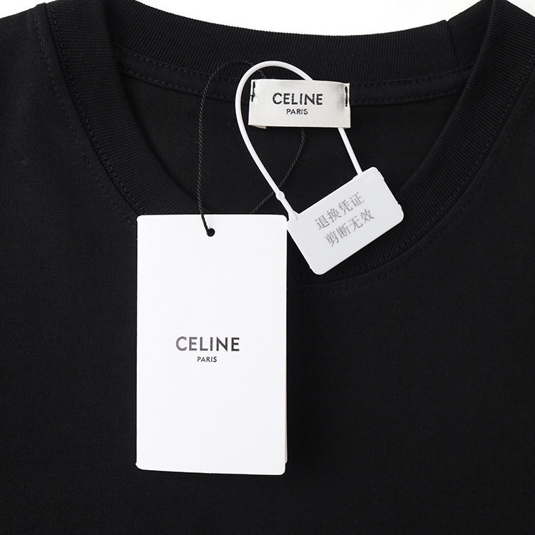 T-shirt mode avec imprimé lettres