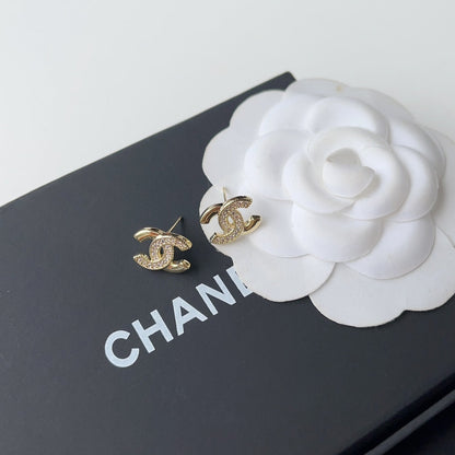 Boucles d'oreilles de luxe Mini Logo Diamant