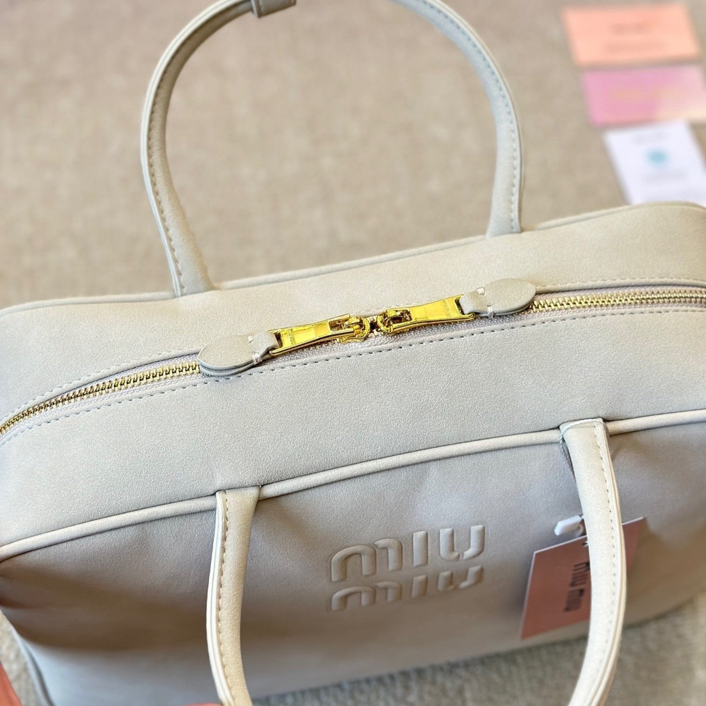 Beau sac en daim