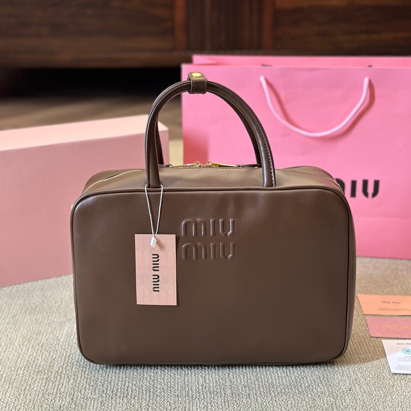Grand sac en cuir Beau