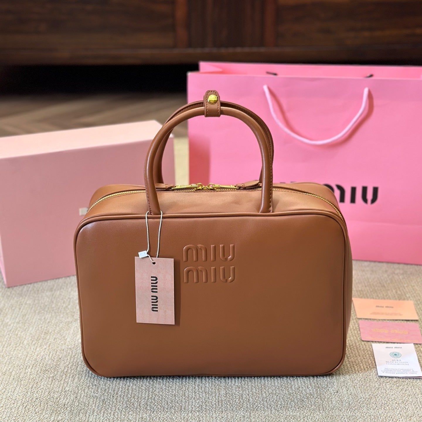 Grand sac en cuir Beau