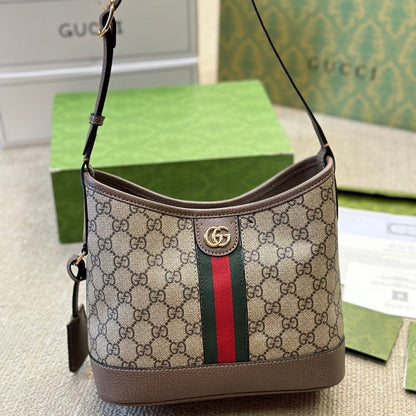 Bolso de hombro pequeño Ophidia GG