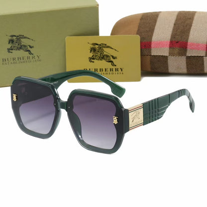 Lunettes de soleil carrées à carreaux rétro
