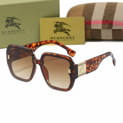 Lunettes de soleil carrées à carreaux rétro