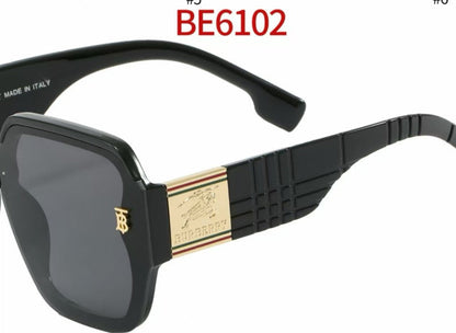 Lunettes de soleil carrées à carreaux rétro