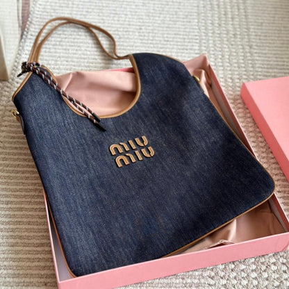 Sac fourre-tout rétro en toile de jean