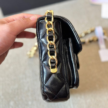 Sac bandoulière double poche Vintage 24A
