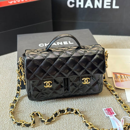 Sac bandoulière double poche Vintage 24A