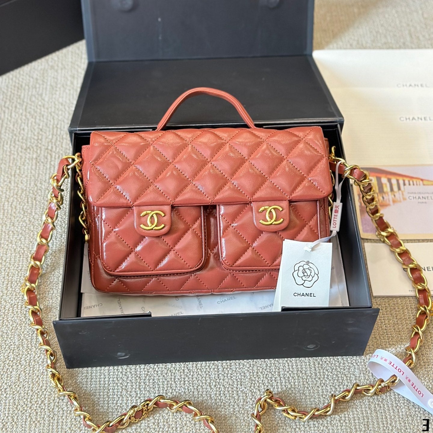 Sac bandoulière double poche Vintage 24A