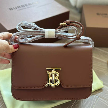 Sac Tofu en Métal Marron à Boucle