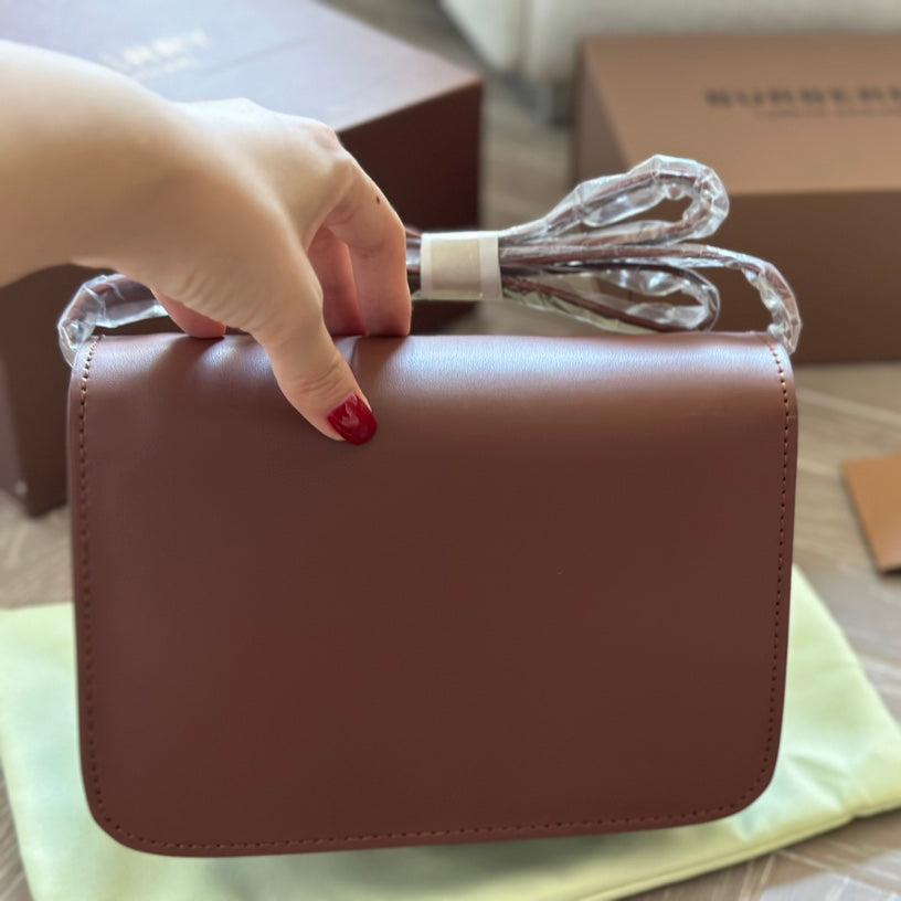 Sac Tofu en Métal Marron à Boucle