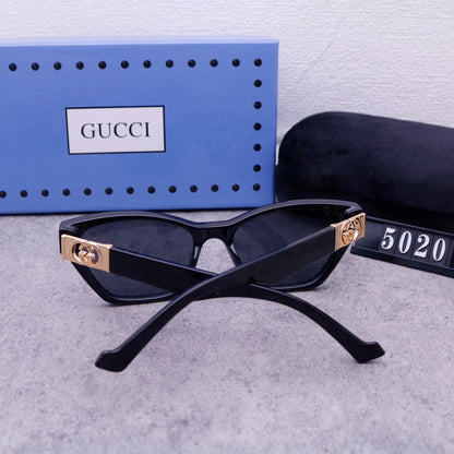 Lunettes de soleil rétro en métal G