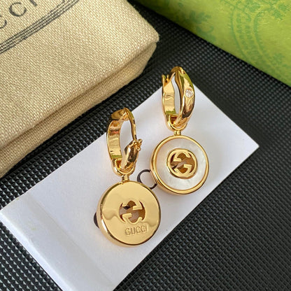 Boucles d'oreilles créoles rondes vintage