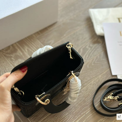 Bolso de mano de mujer Black D-Joy