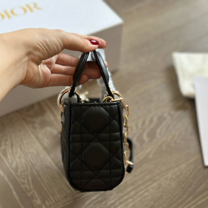Bolso de mano de mujer Black D-Joy