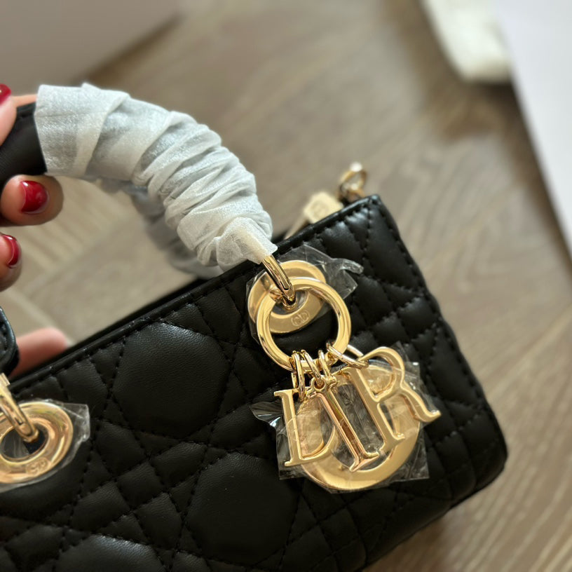 Bolso de mano de mujer Black D-Joy