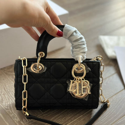Bolso de mano de mujer Black D-Joy