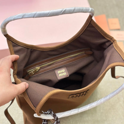Sac cabas en suède